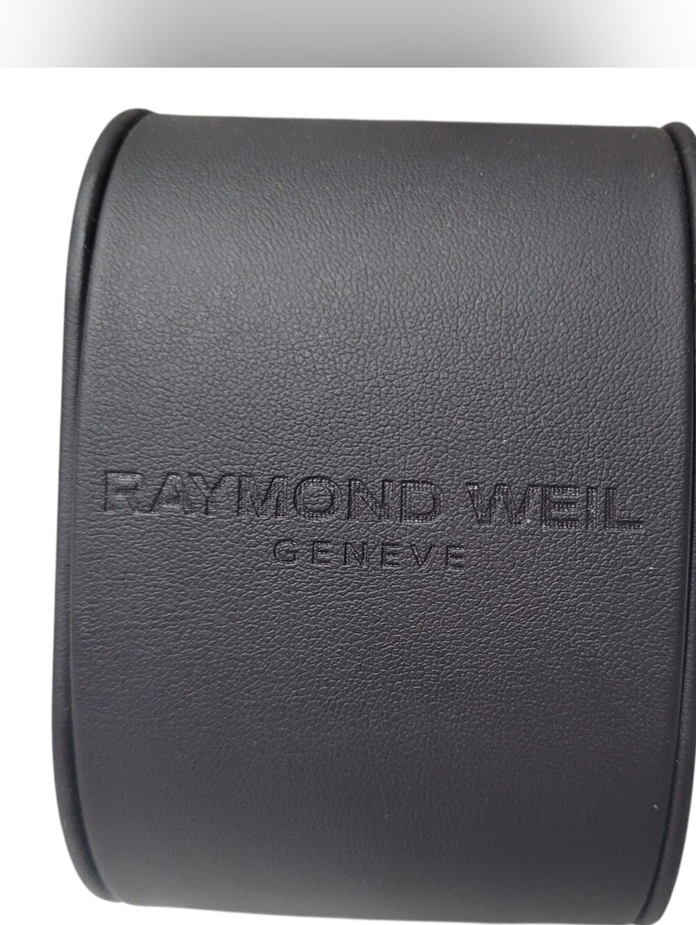 Raymond Weil Watch Leather Travel Case Black Storage Presentation Logo 4 x 2.75